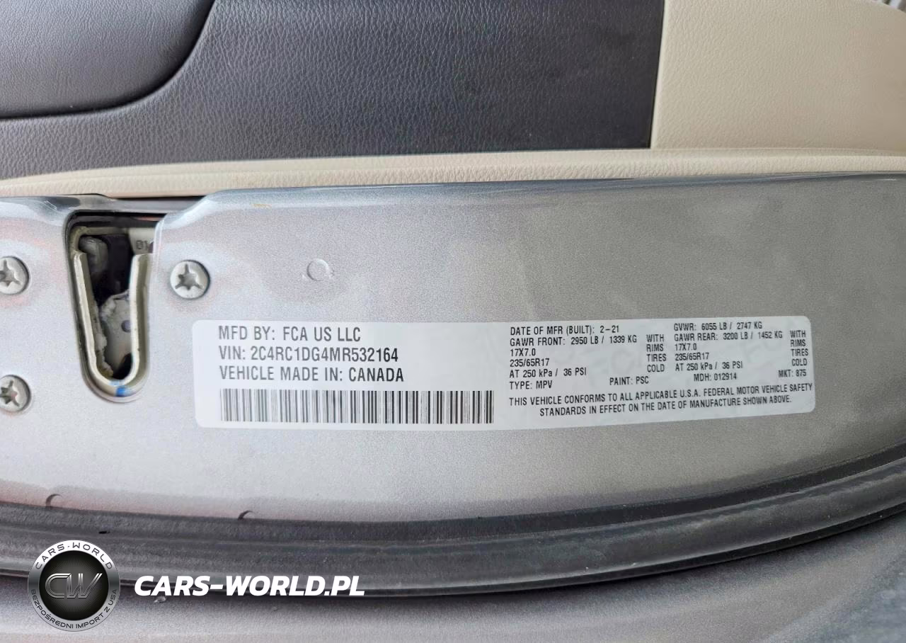 2021 Chrysler Voyager Lxi VIN:2C4RC1DG4MR532164 - 14