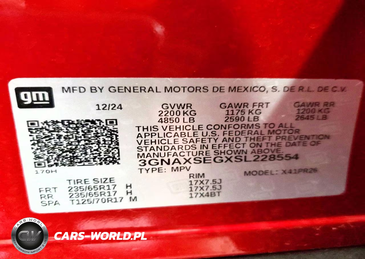 2025 Chevrolet Equinox Activ VIN:3GNAXSEGXSL228554 - 13