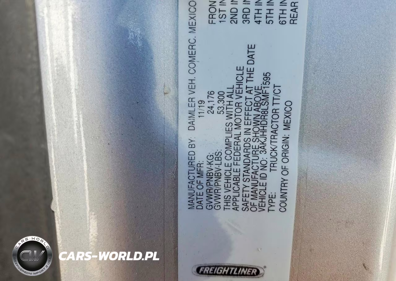 2020 Freightliner Cascadia 126 Semi Truck VIN:3AKJHHDR8LSMF1595 - 10