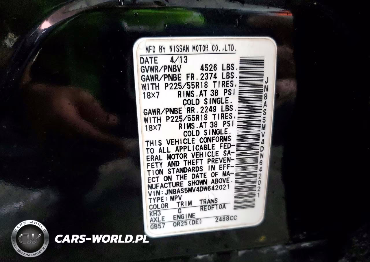 2013 Nissan Rogue S VIN:JN8AS5MV4DW642021 - 13