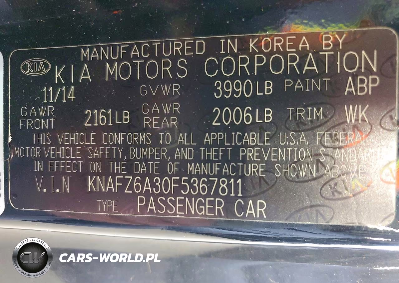 2015 Kia Forte Sx VIN:KNAFZ6A30F5367811 - 13