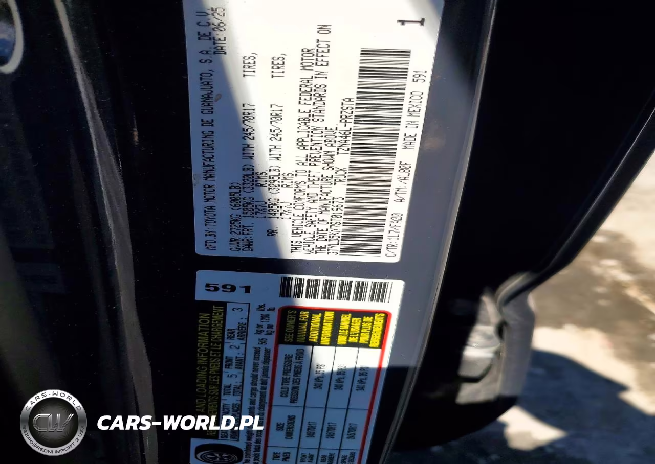 2025 Toyota Tacoma Sr VIN:3TYLD5KN7ST019673 - 12
