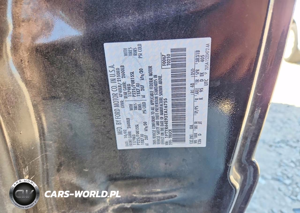 2003 Ford Ranger Super Cab VIN:1FTYR44E93TA16755 - 12