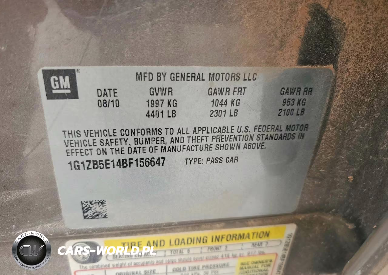 2011 Chevrolet Malibu Ls VIN:1G1ZB5E14BF156647 - 12