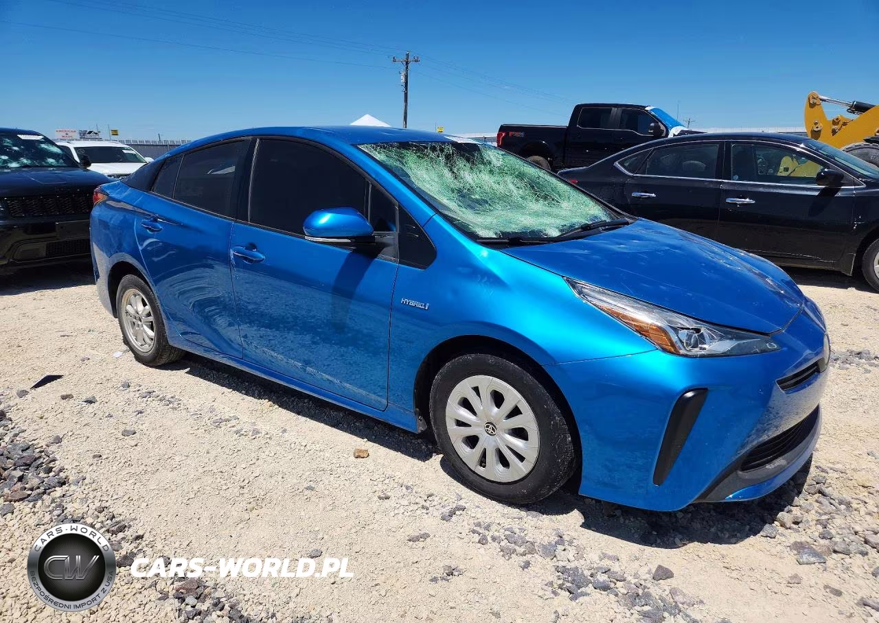 2022 Toyota Prius L Eco VIN:JTDKAMFU7N3186620 - 4