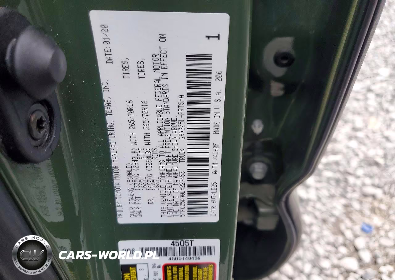 2020 Toyota Tacoma Trd Pro VIN:5TFCZ5AN0LX227453 - 12