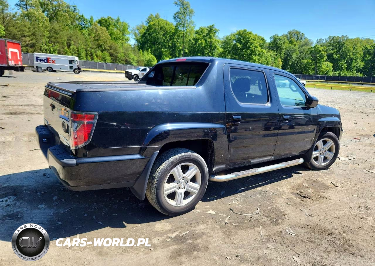 2013 Honda Ridgeline Rtl VIN:5FPYK1F59DB012541 - 3