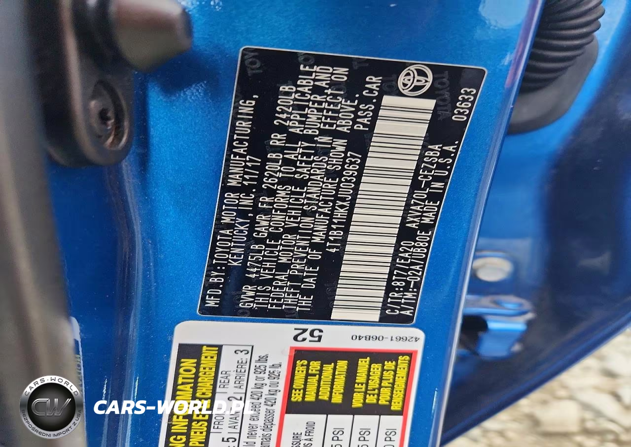 2018 Toyota Camry Se VIN:4T1B11HKXJU039637 - 12