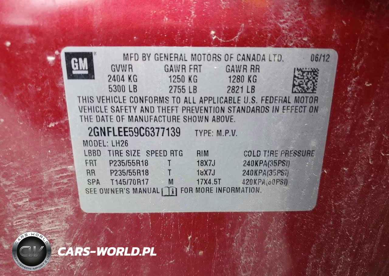 2012 Chevrolet Equinox Lt VIN:2GNFLEE59C6377139 - 13