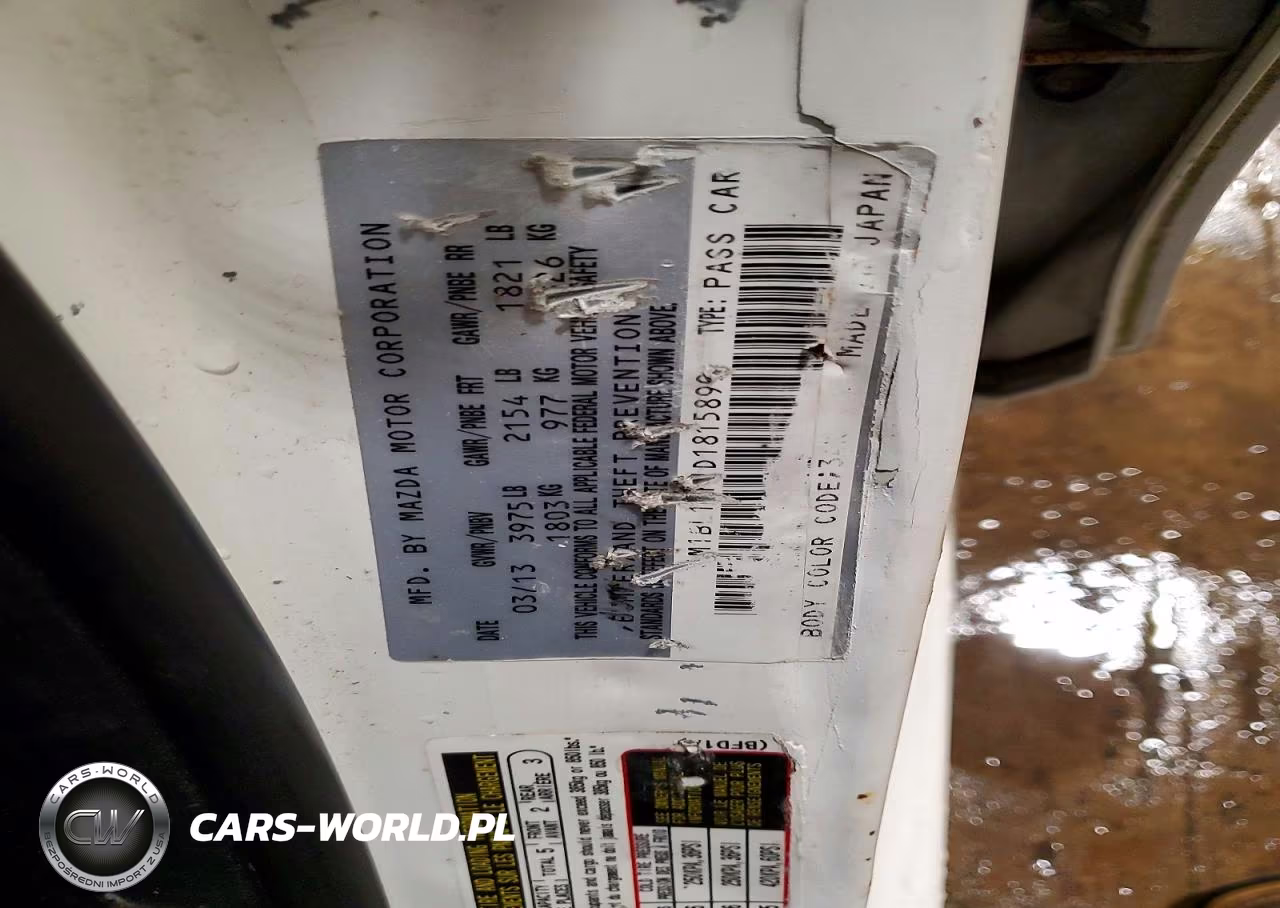 2013 Mazda 3 I VIN:JM1BL1UP1D1815899 - 13