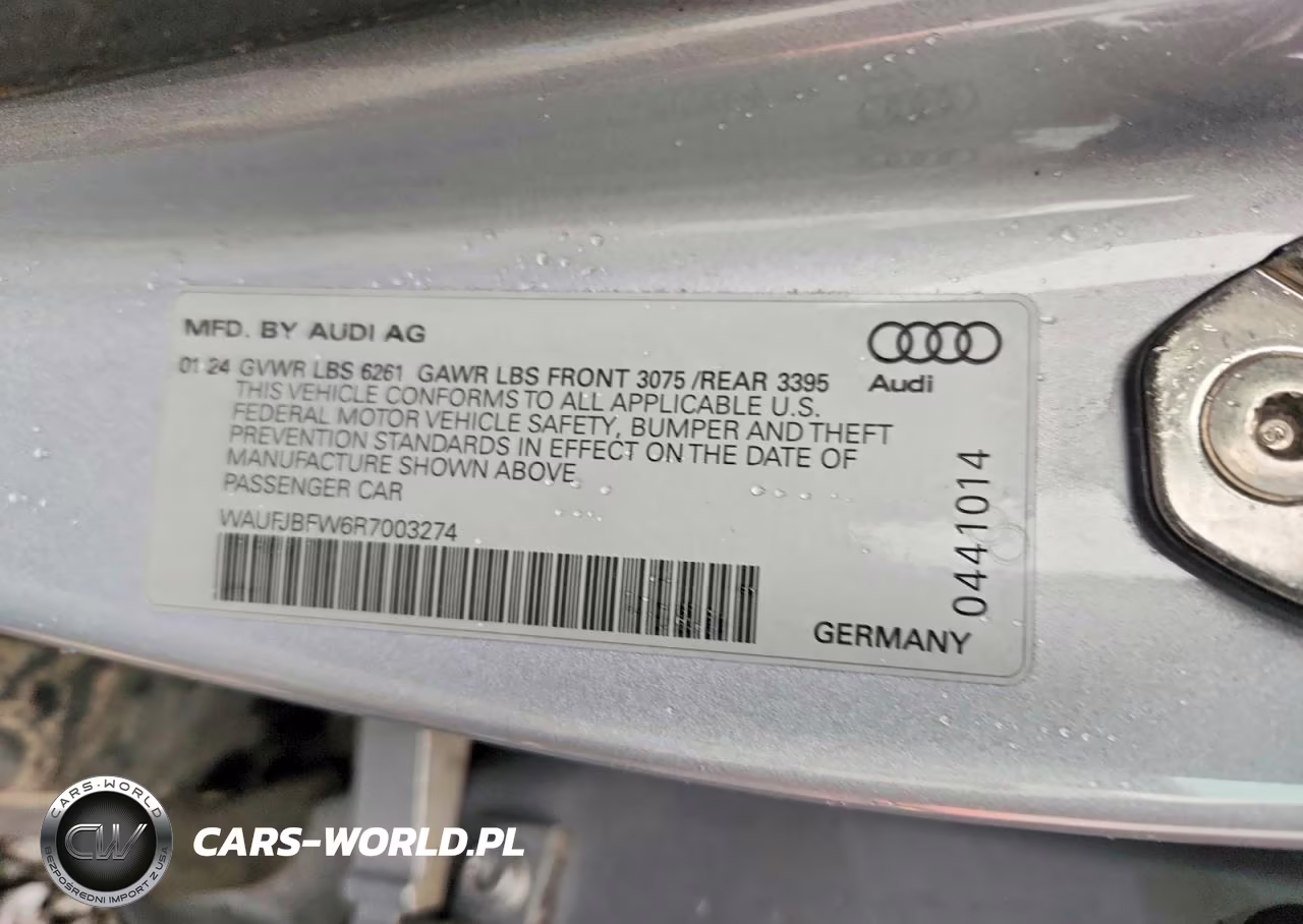 2024 Audi E-Tron Gt Premium Plus VIN:WAUFJBFW6R7003274 - 13
