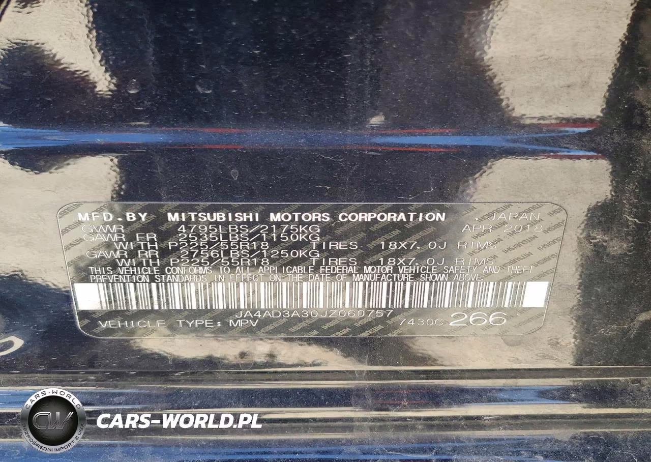 2018 Mitsubishi Outlander Se VIN:JA4AD3A30JZ060757 - 14