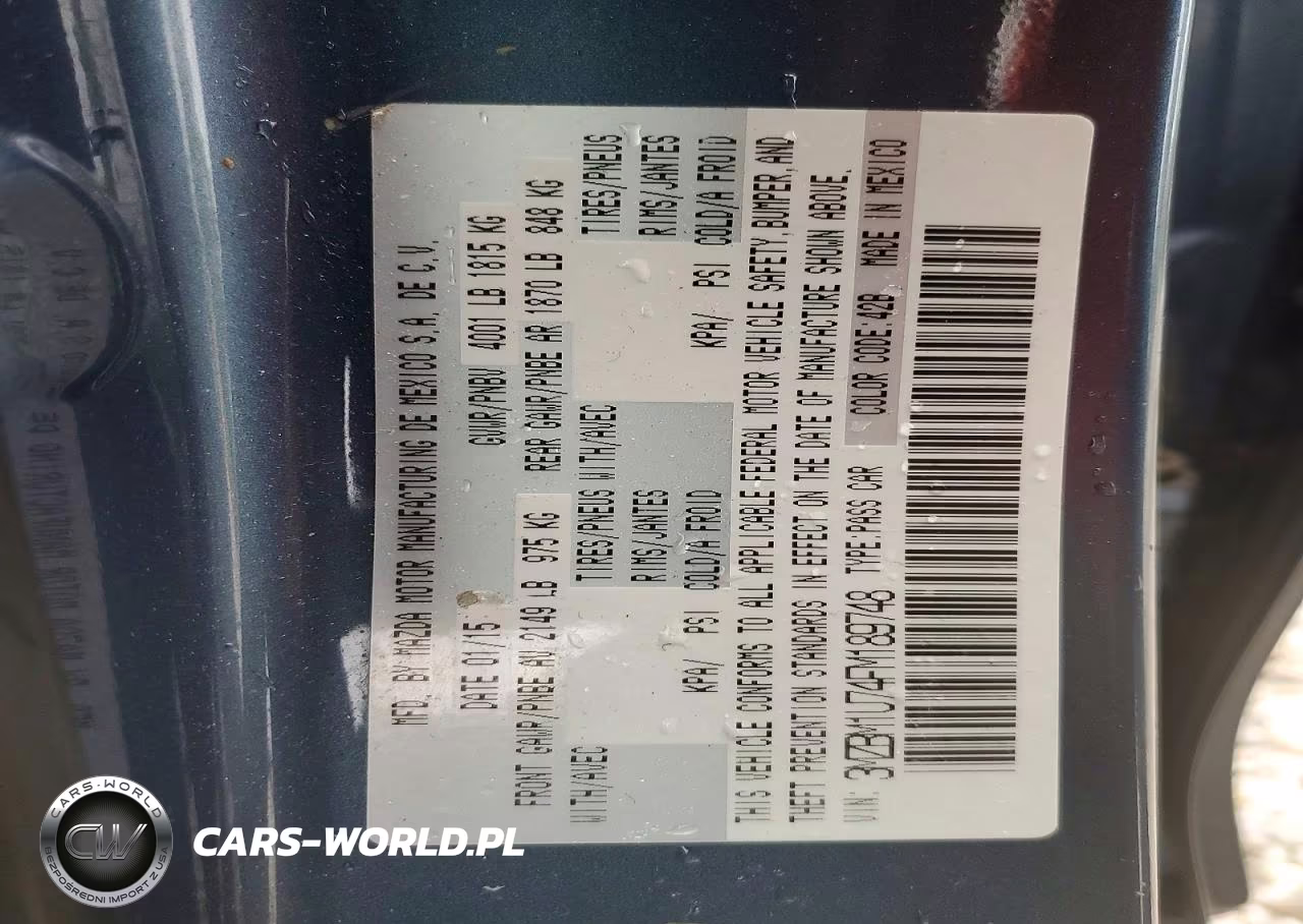 2015 Mazda 3 Sport VIN:3MZBM1U74FM189748 - 12