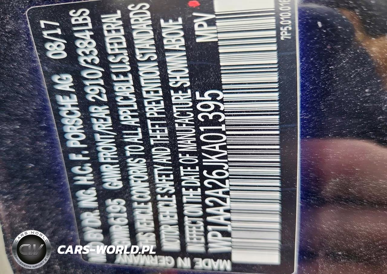 2018 Porsche Cayenne VIN:WP1AA2A26JKA01395 - 12