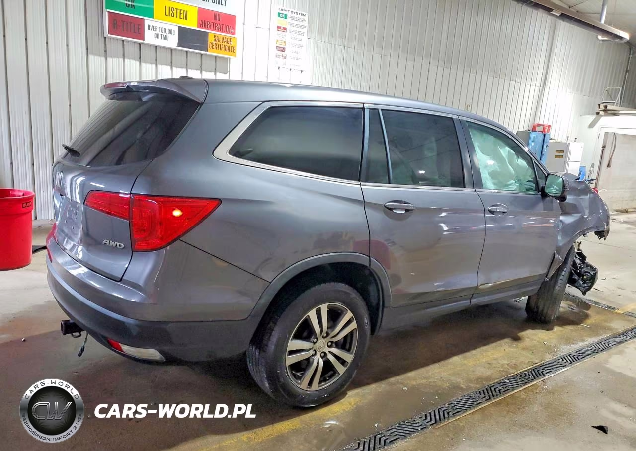 2016 Honda Pilot Exl VIN:5FNYF6H59GB067745 - 3