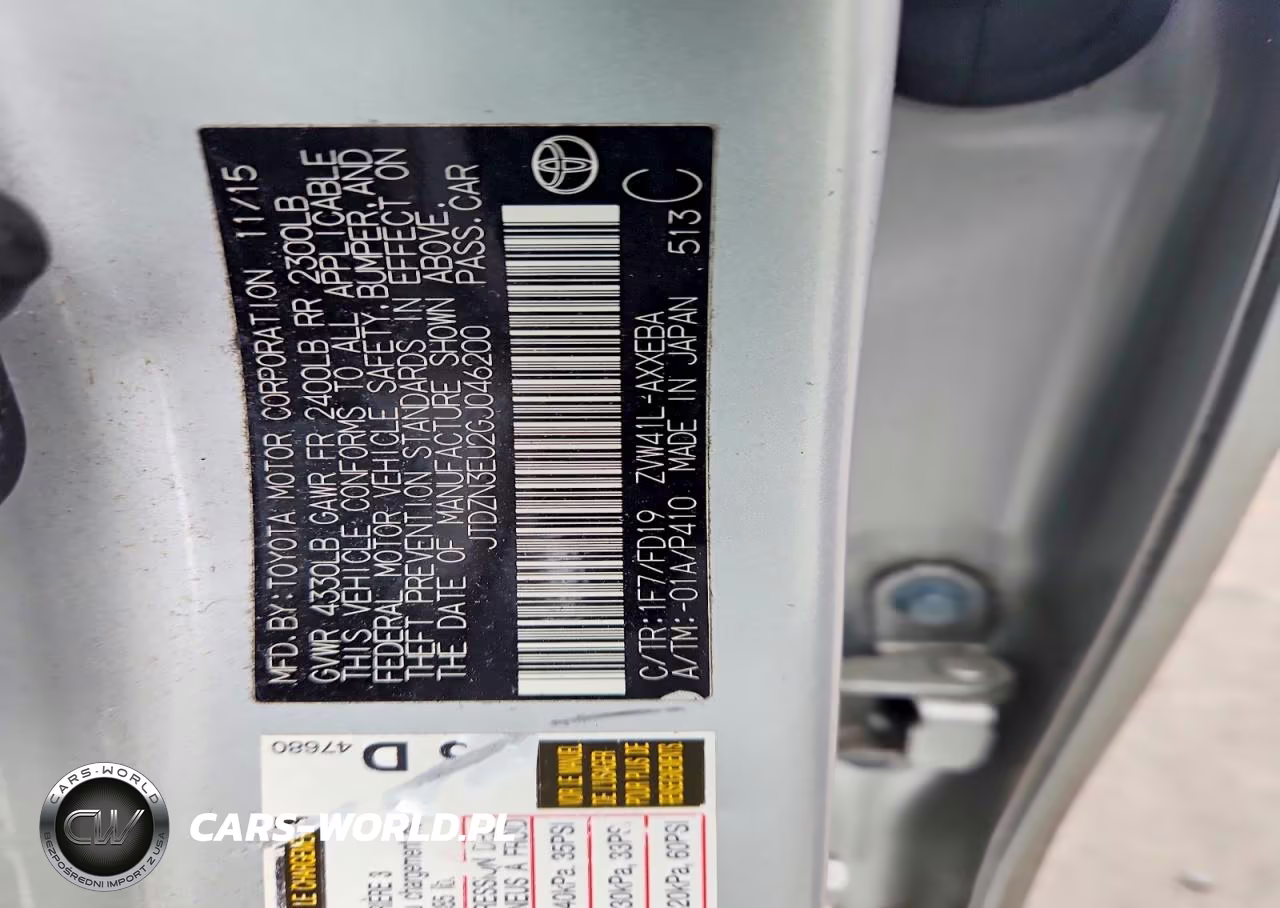 2016 Toyota Prius V Two VIN:JTDZN3EU2GJ046200 - 12