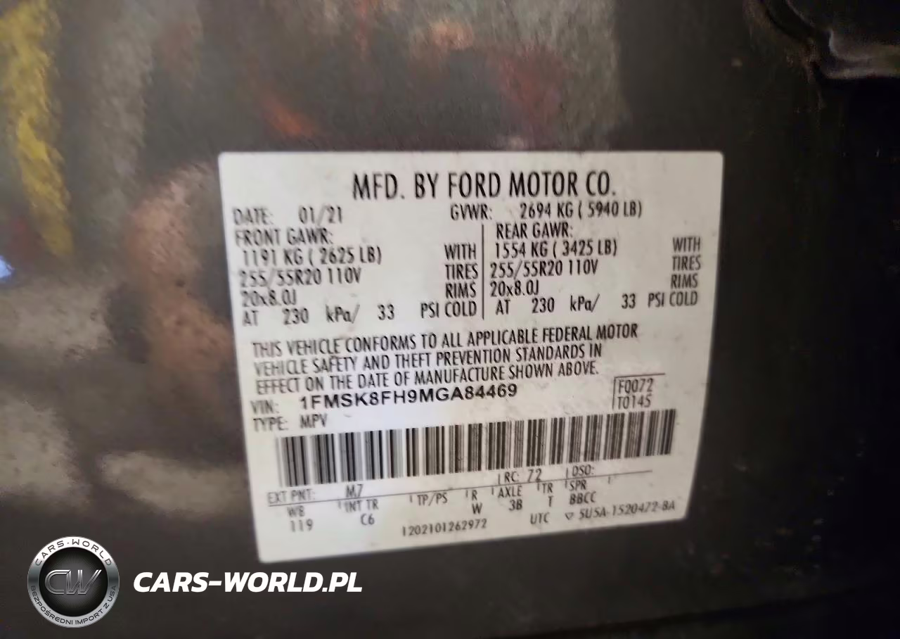 2021 Ford Explorer Limited VIN:1FMSK8FH9MGA84469 - 14