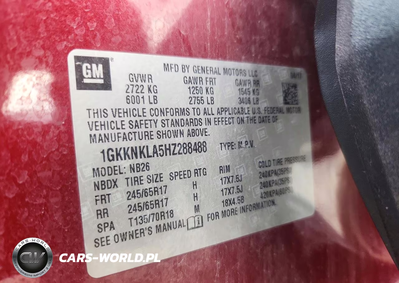2017 GMC Acadia Sle VIN:1GKKNKLA5HZ288488 - 13
