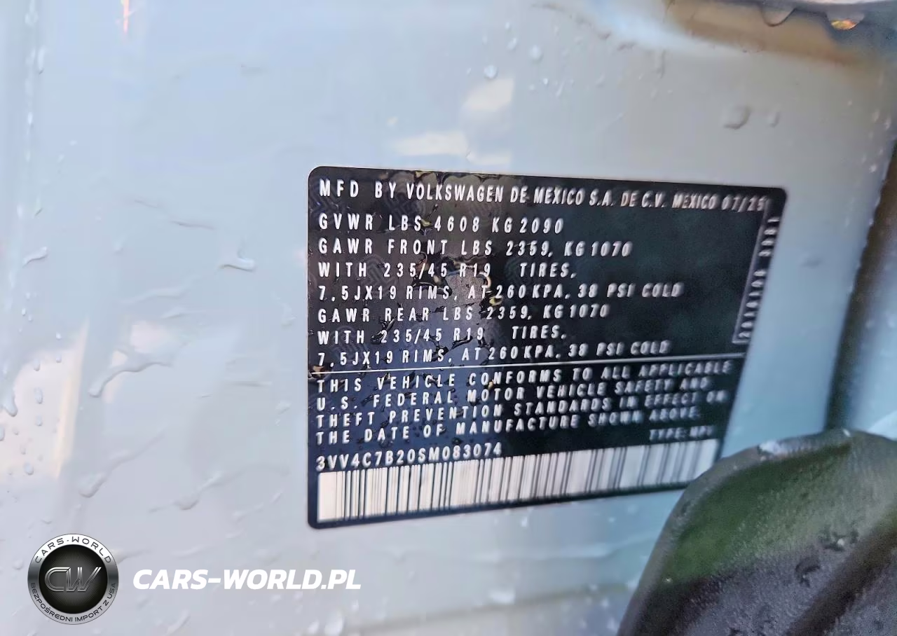 2025 Volkswagen Taos Sel VIN:3VV4C7B20SM083074 - 13