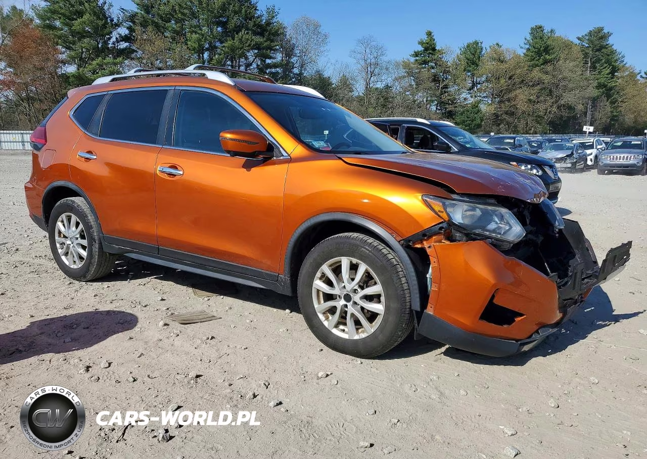 2017 Nissan Rogue Sv VIN:JN8AT2MV1HW256657 - 4