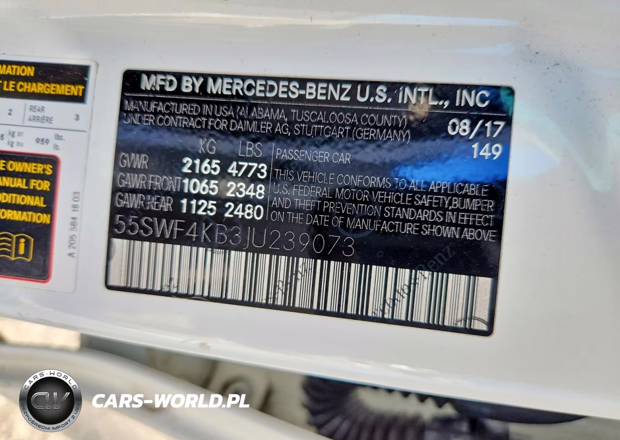 2018 Mercedes-Benz C 300 4Matic VIN:55SWF4KB3JU239073 - 12