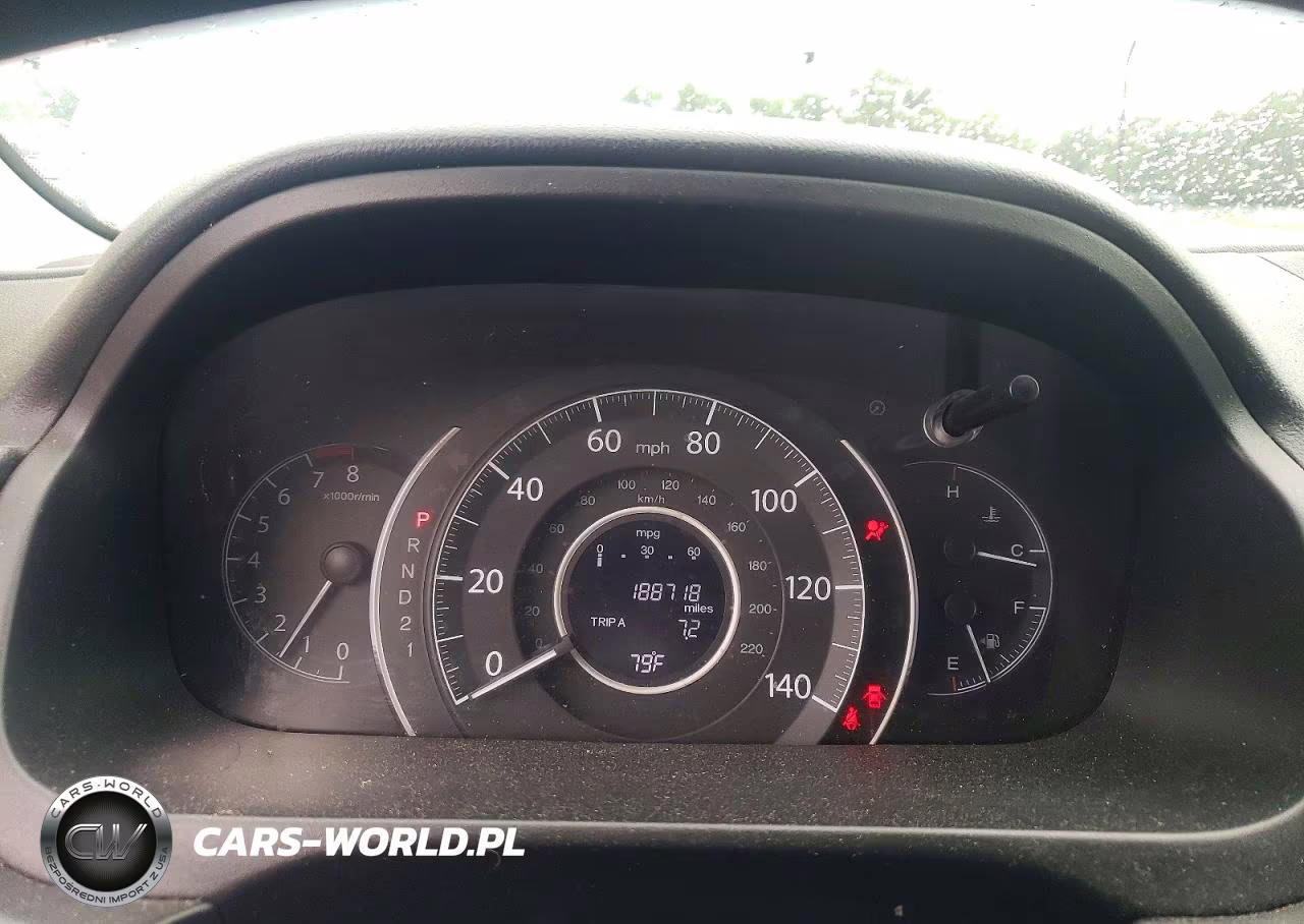 2013 Honda Cr-V Lx VIN:5J6RM3H30DL027497 - 9