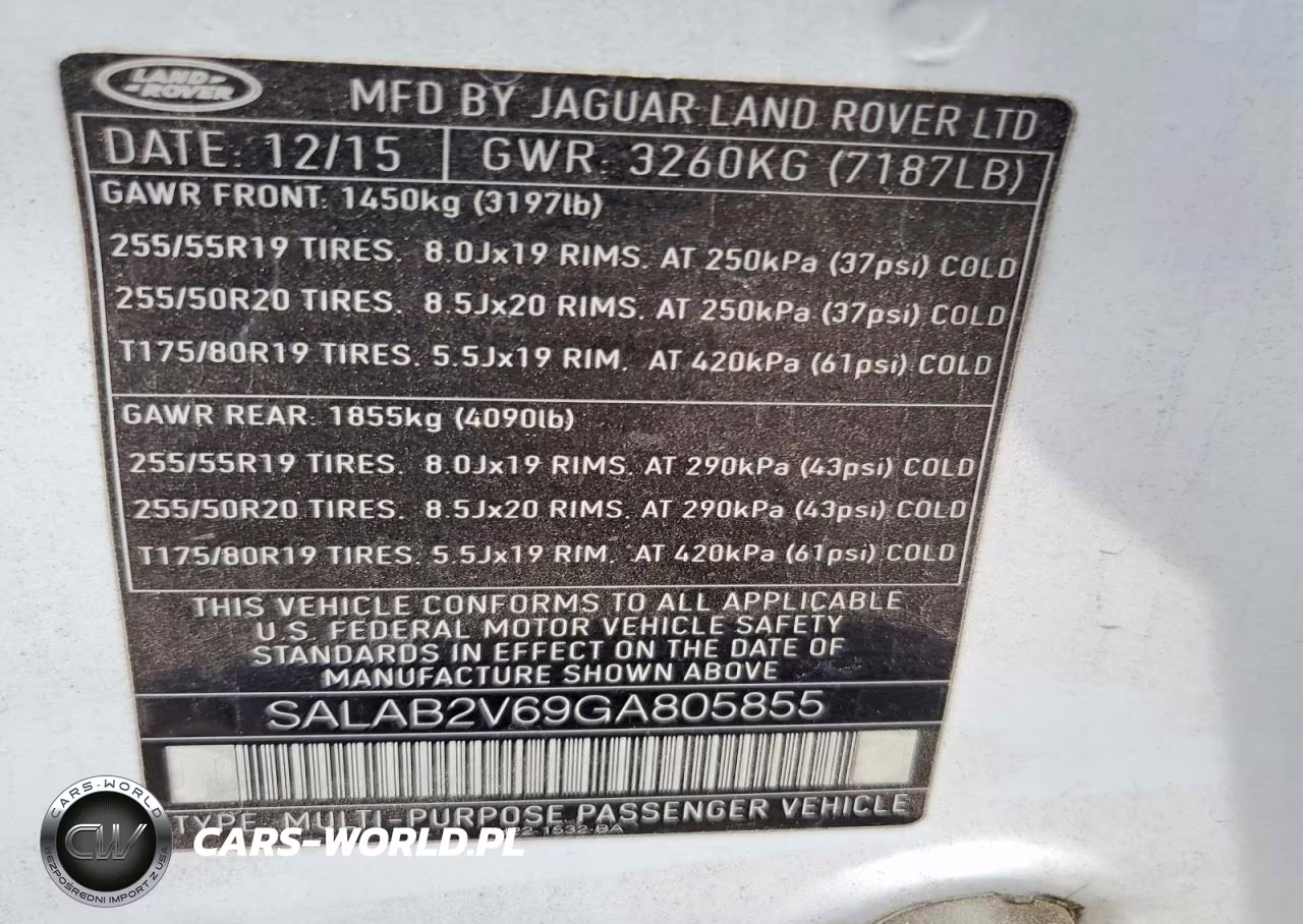2016 Land Rover Lr4 VIN:SALAB2V69GA805855 - 12
