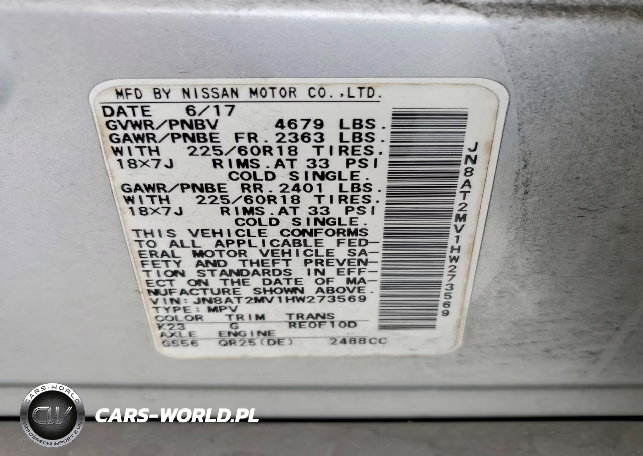 2017 Nissan Rogue S VIN:JN8AT2MV1HW273569 - 13