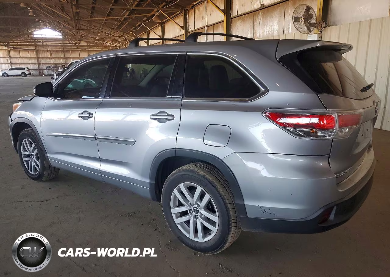 2016 Toyota Highlander Le VIN:5TDZKRFH0GS175830 - 2