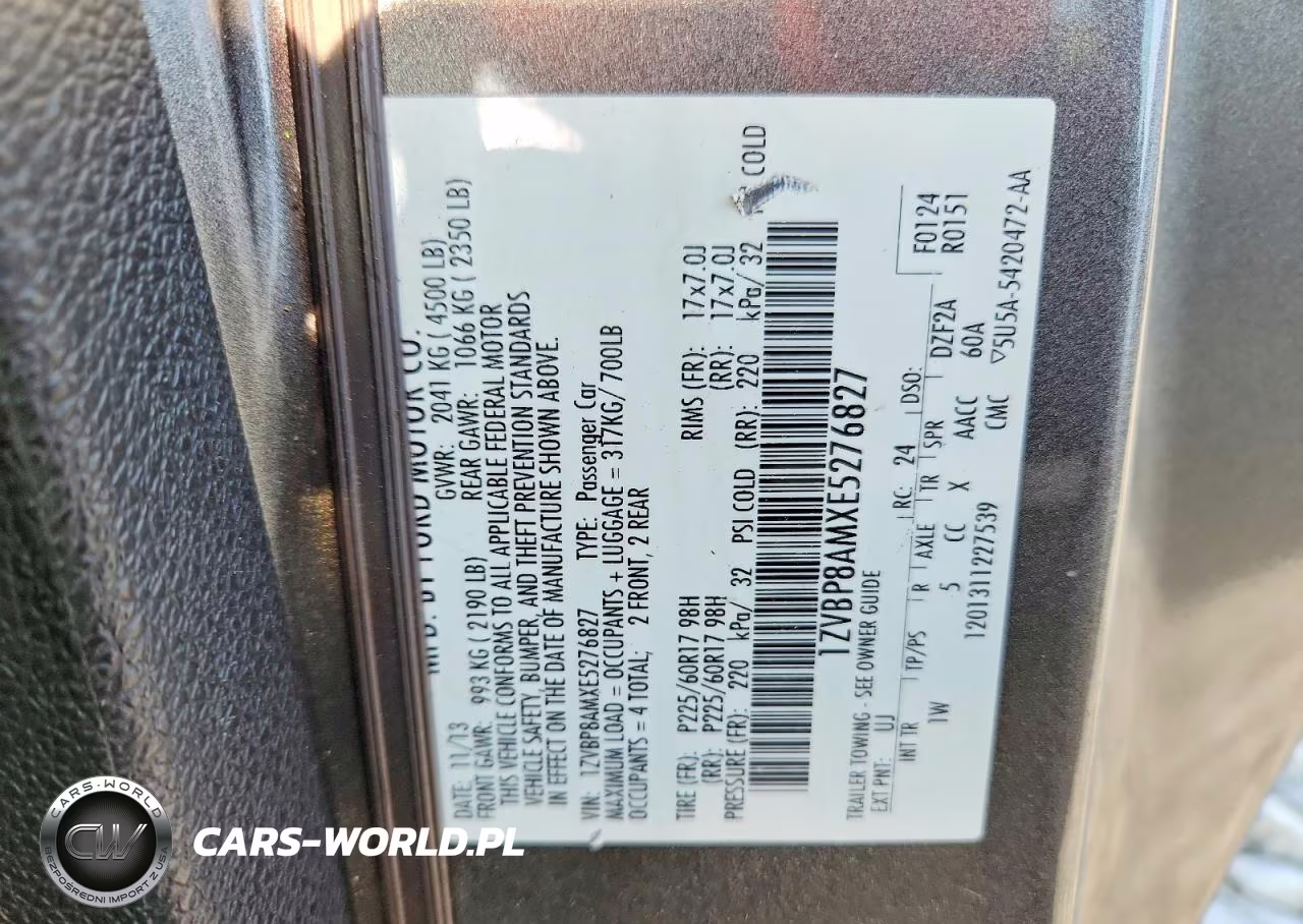 2014 Ford Mustang VIN:1ZVBP8AMXE5276827 - 12