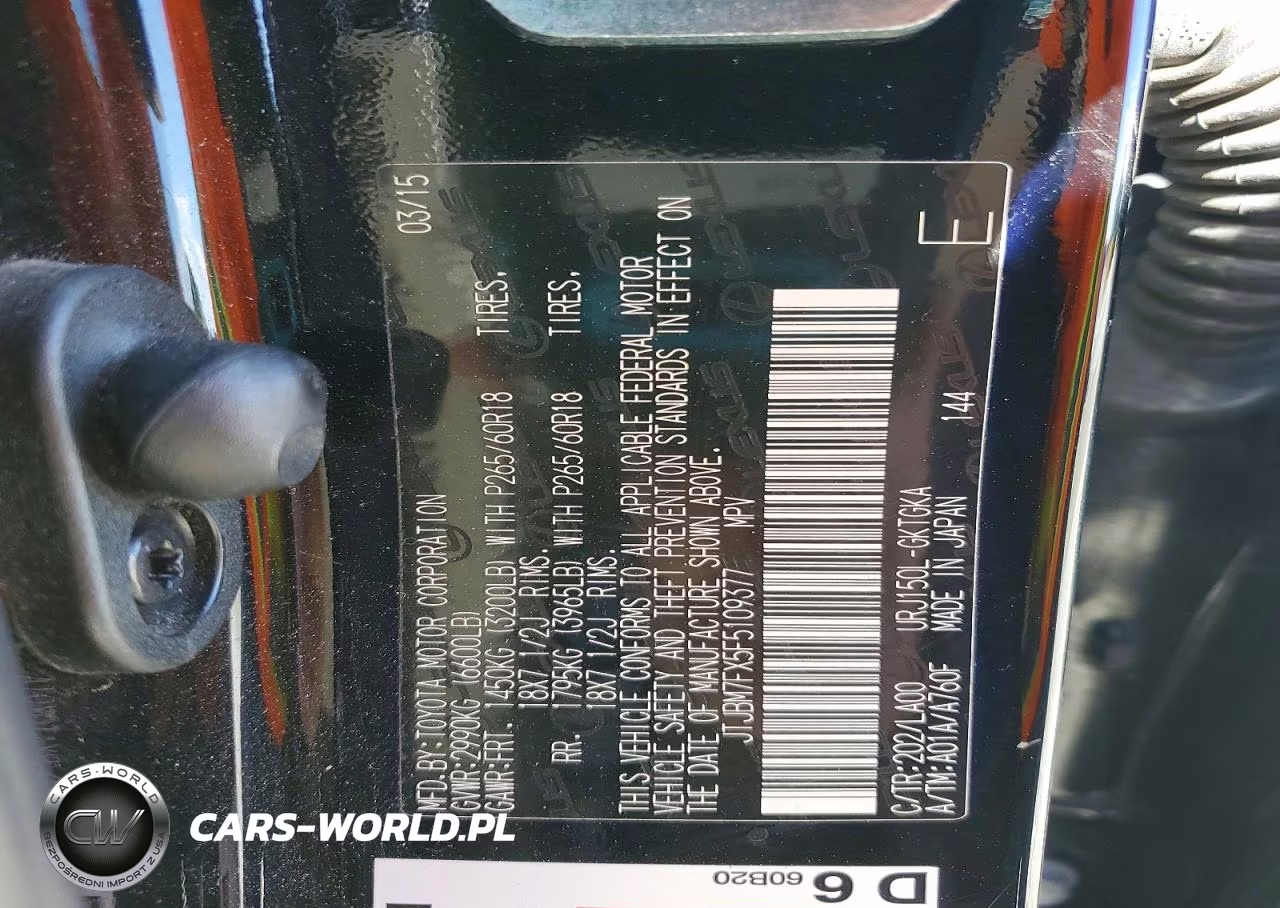 2015 Lexus Gx 460 VIN:JTJBM7FX5F5109377 - 13