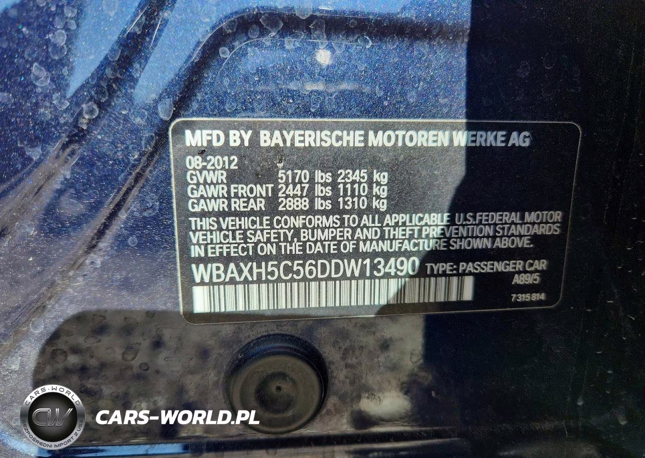 2013 BMW 528 Xi VIN:WBAXH5C56DDW13490 - 12