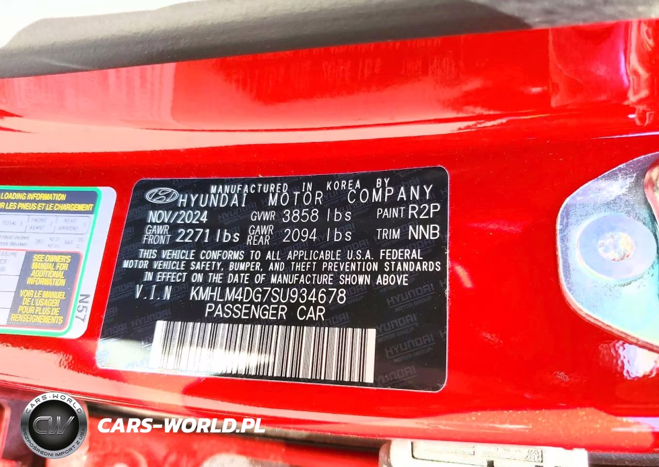 2025 Hyundai Elantra Sel Sport VIN:KMHLM4DG7SU934678 - 13