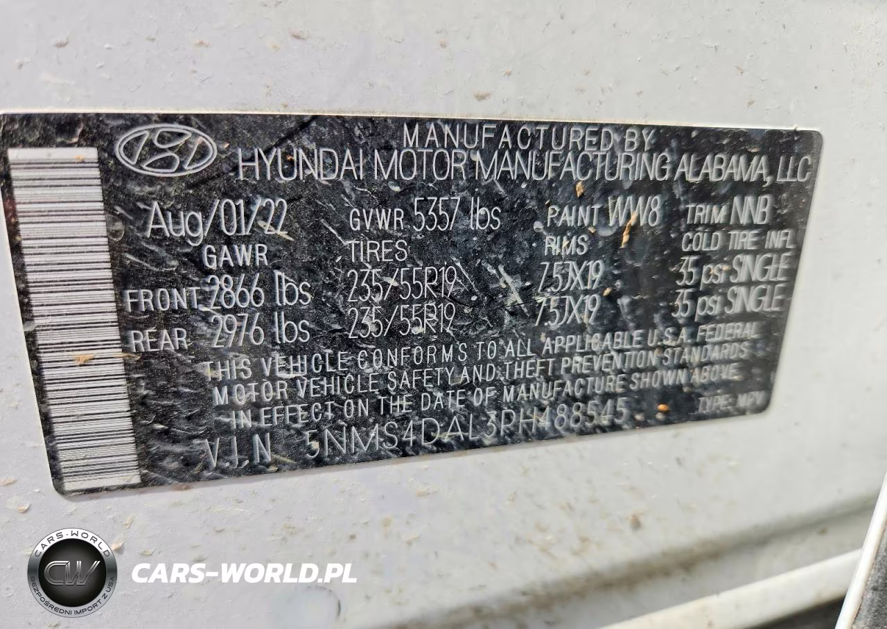2023 Hyundai Santa Fe Limited VIN:5NMS4DAL3PH488545 - 13