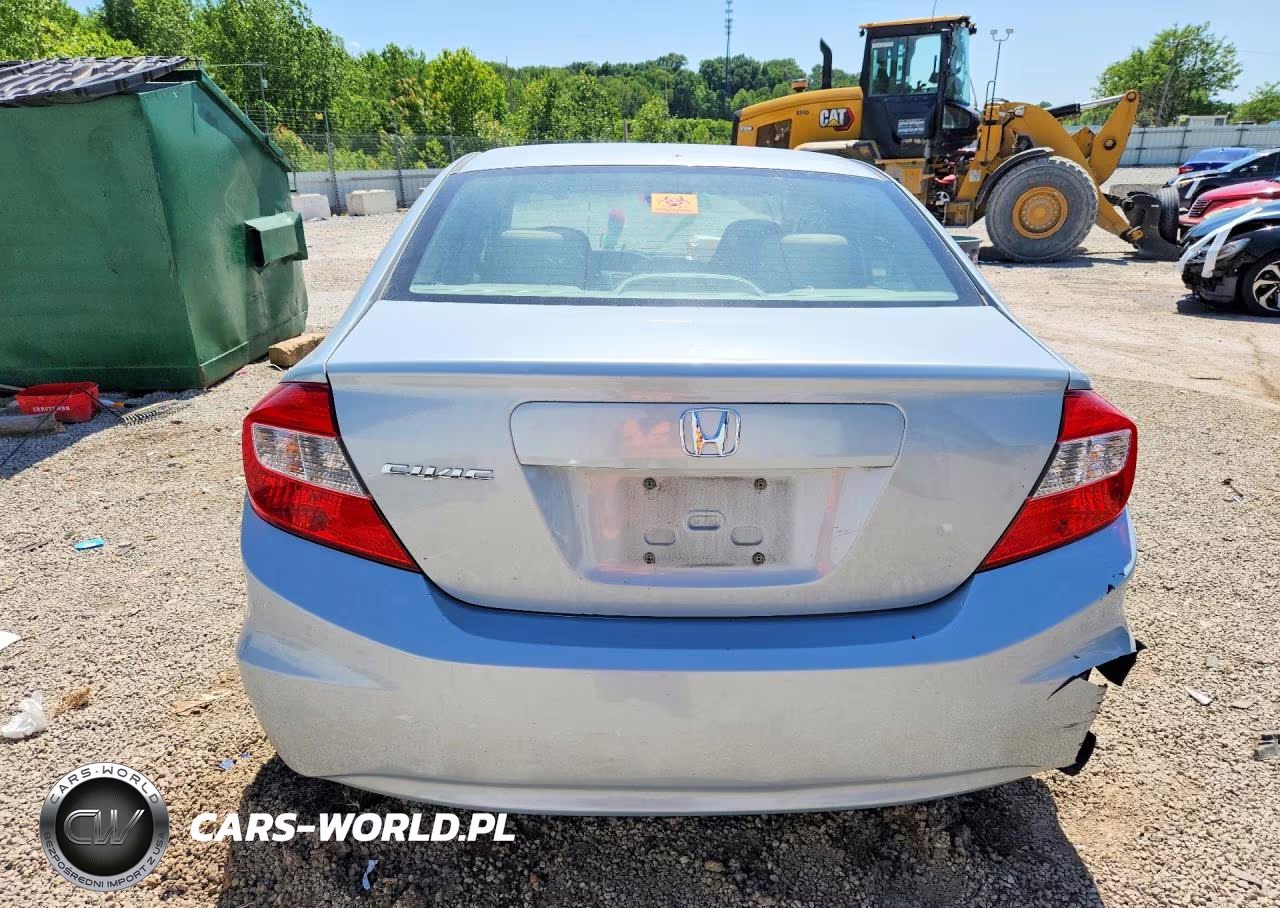 2012 Honda Civic Lx VIN:19XFB2F54CE080014 - 6