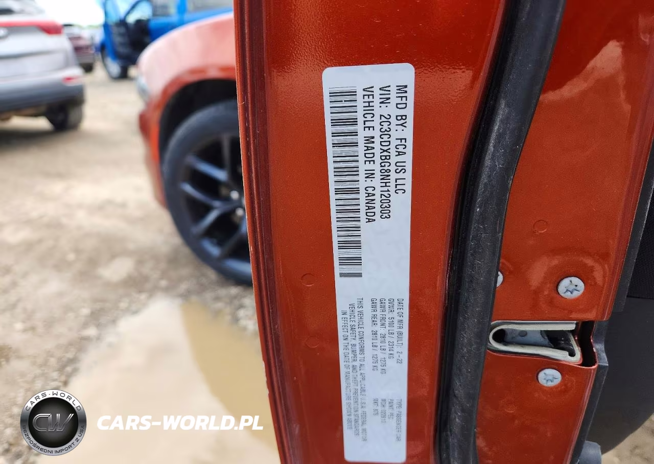 2022 Dodge Charger Sxt VIN:2C3CDXBG8NH120303 - 12