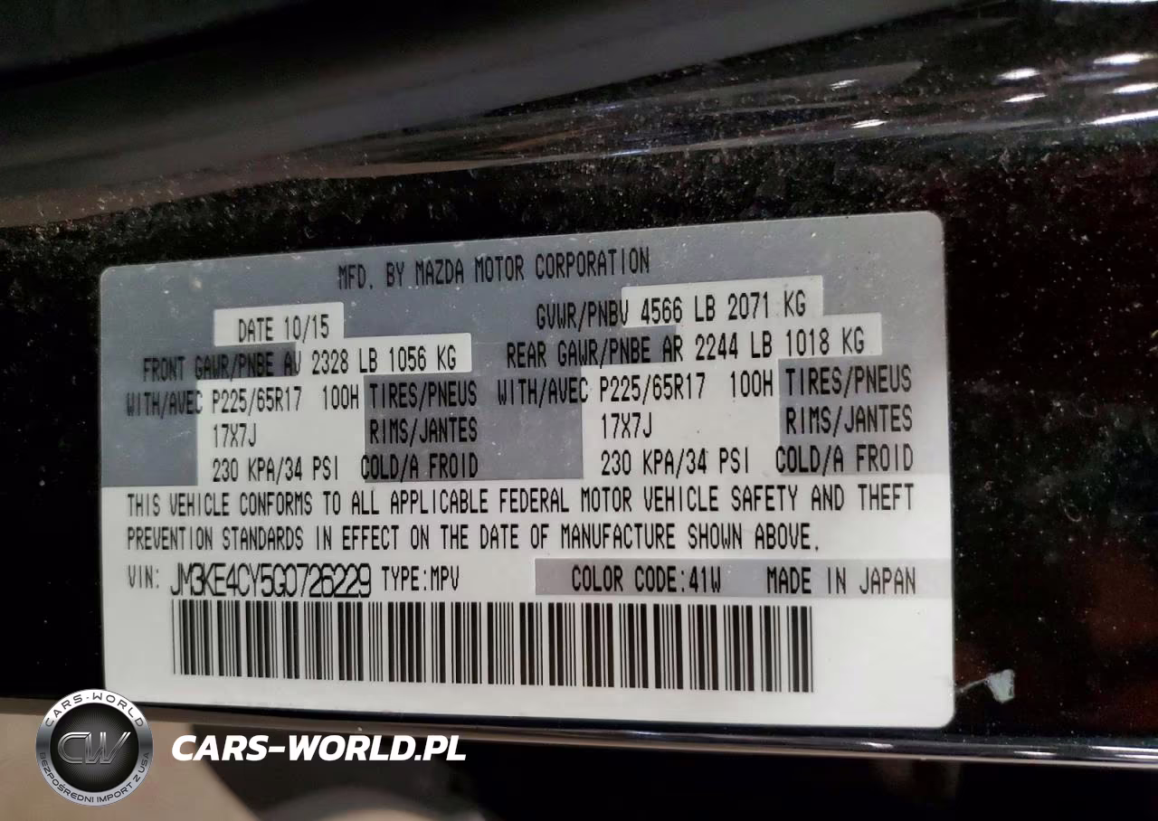2016 Mazda Cx-5 Touring VIN:JM3KE4CY5G0726229 - 14