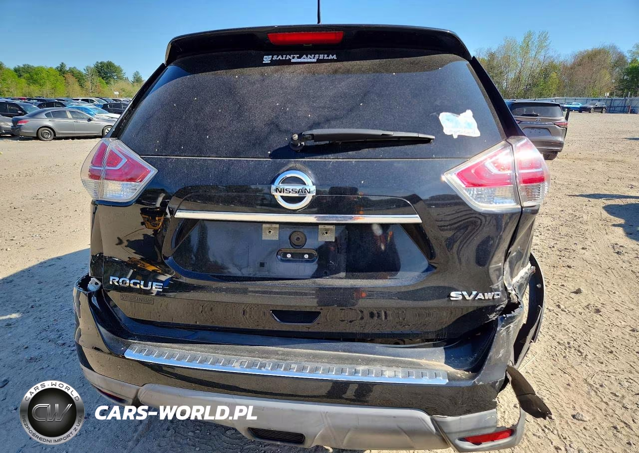2016 Nissan Rogue Sv VIN:KNMAT2MV4GP701607 - 6