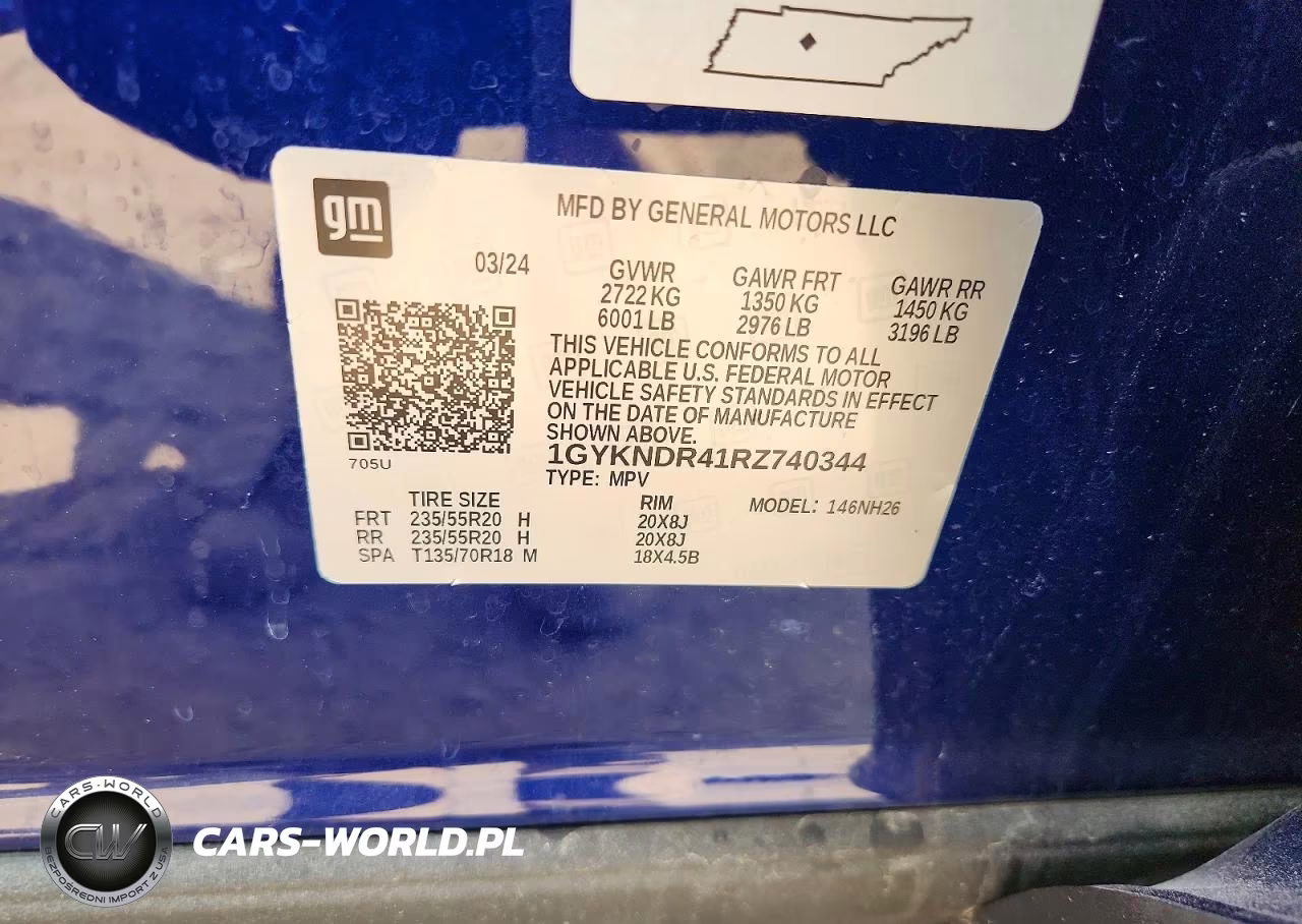2024 Cadillac Xt5 Premium Luxury VIN:1GYKNDR41RZ740344 - 12