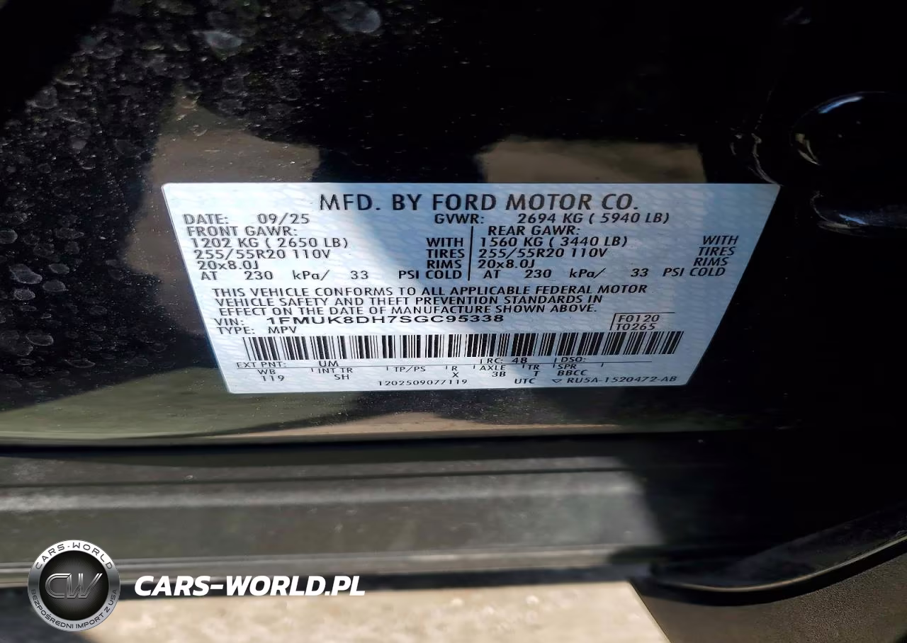 2025 Ford Explorer Active VIN:1FMUK8DH7SGC95338 - 13