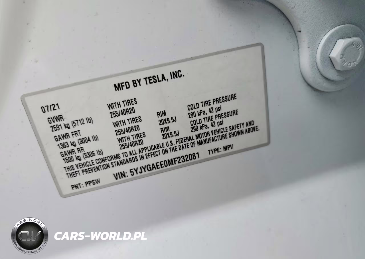 2021 Tesla Model Y VIN:5YJYGAEE0MF232081 - 13
