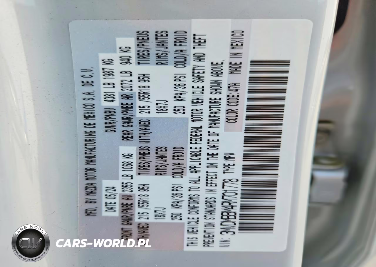 2024 Mazda Cx-30 Select VIN:3MVDMBBM4RM701778 - 12