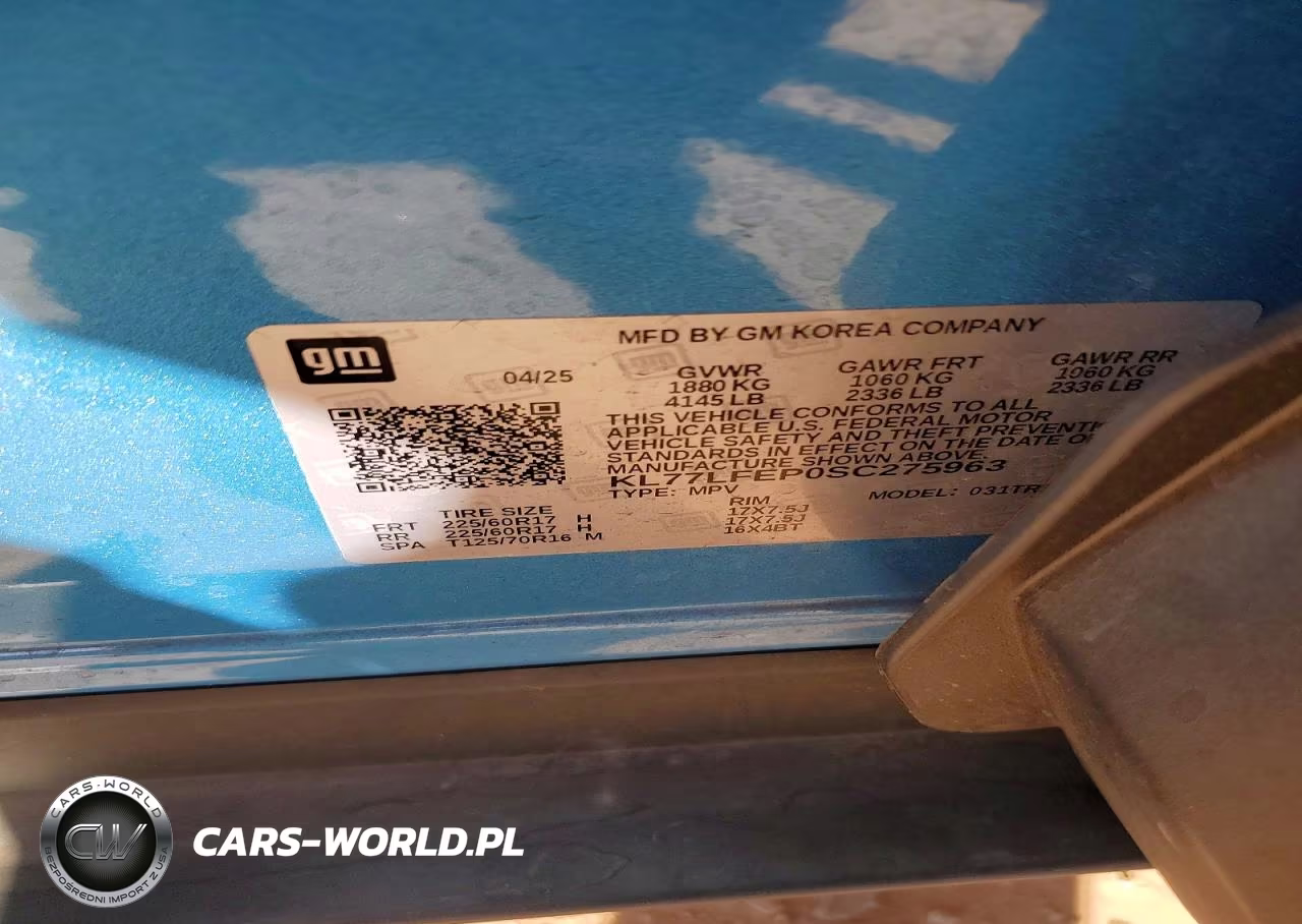 2025 Chevrolet Trax Ls VIN:KL77LFEP0SC275963 - 13