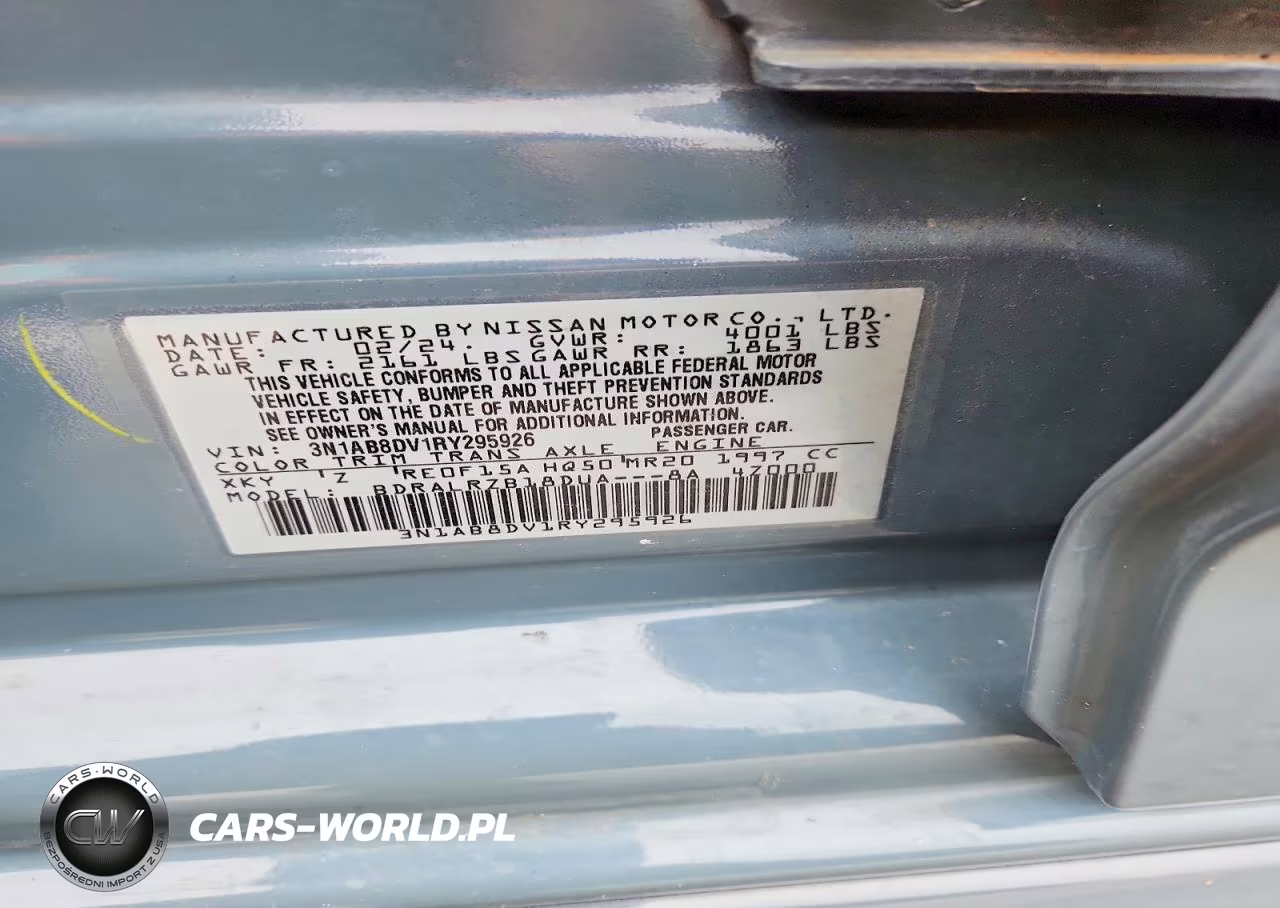 2024 Nissan Sentra Sr VIN:3N1AB8DV1RY295926 - 12