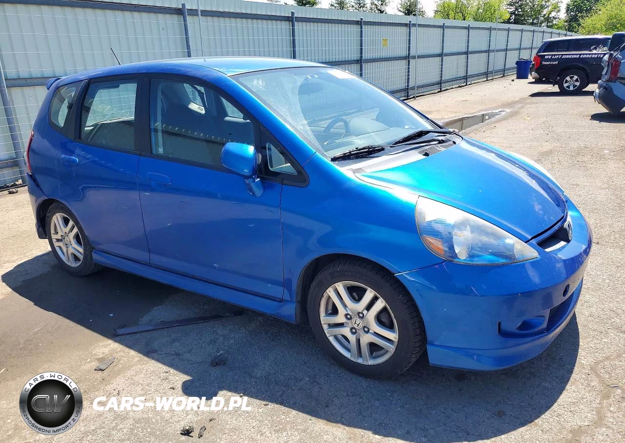 2007 Honda Fit S VIN:JHMGD386X7S013932 - 4