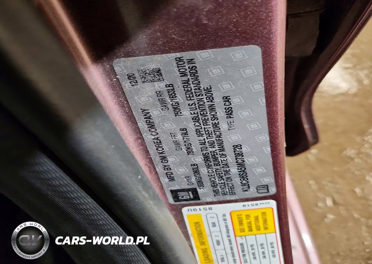 2021 Chevrolet Spark Ls VIN:KL8CB6SA5MC738728 - 12