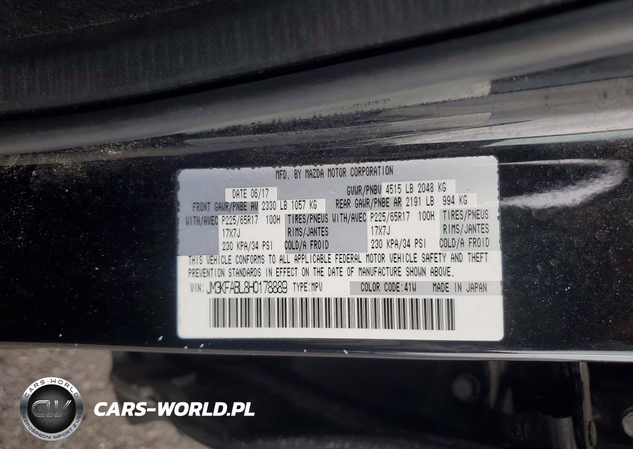 2017 Mazda Cx-5 Sport VIN:JM3KFABL8H0178889 - 13
