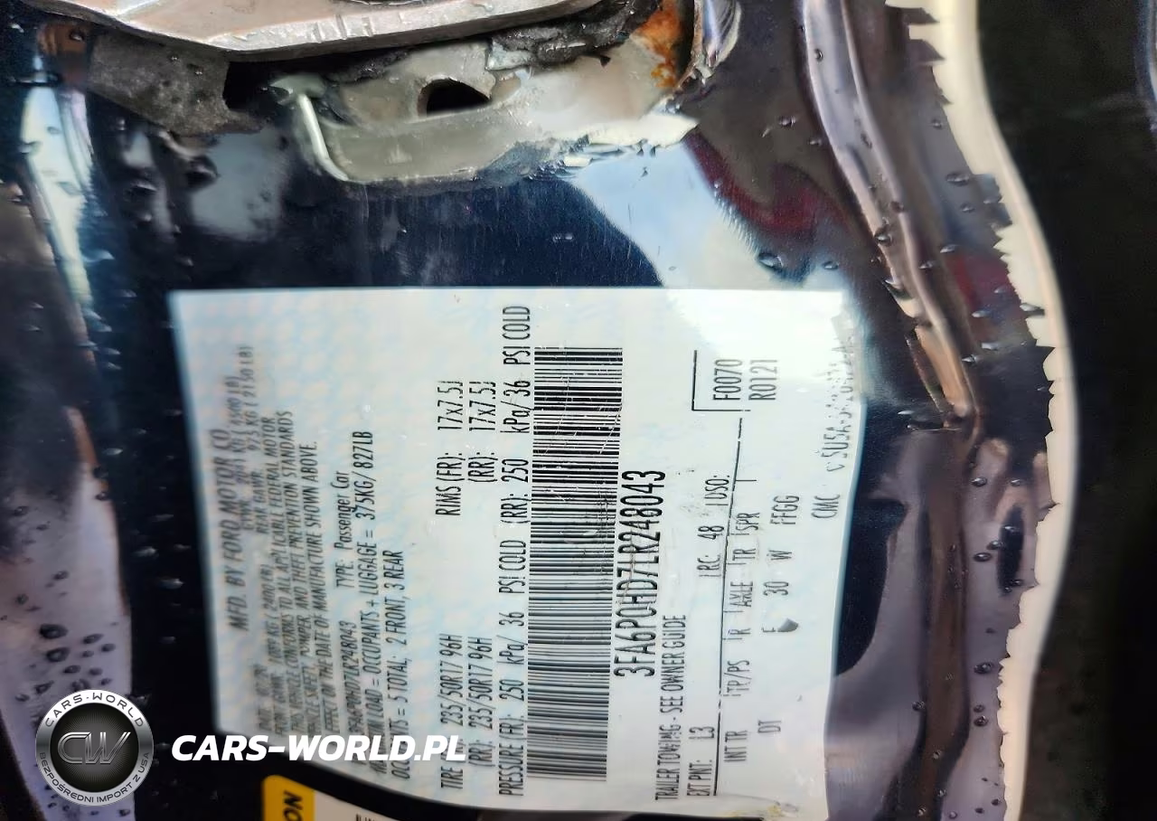 2020 Ford Fusion Se VIN:3FA6P0HD7LR248043 - 13
