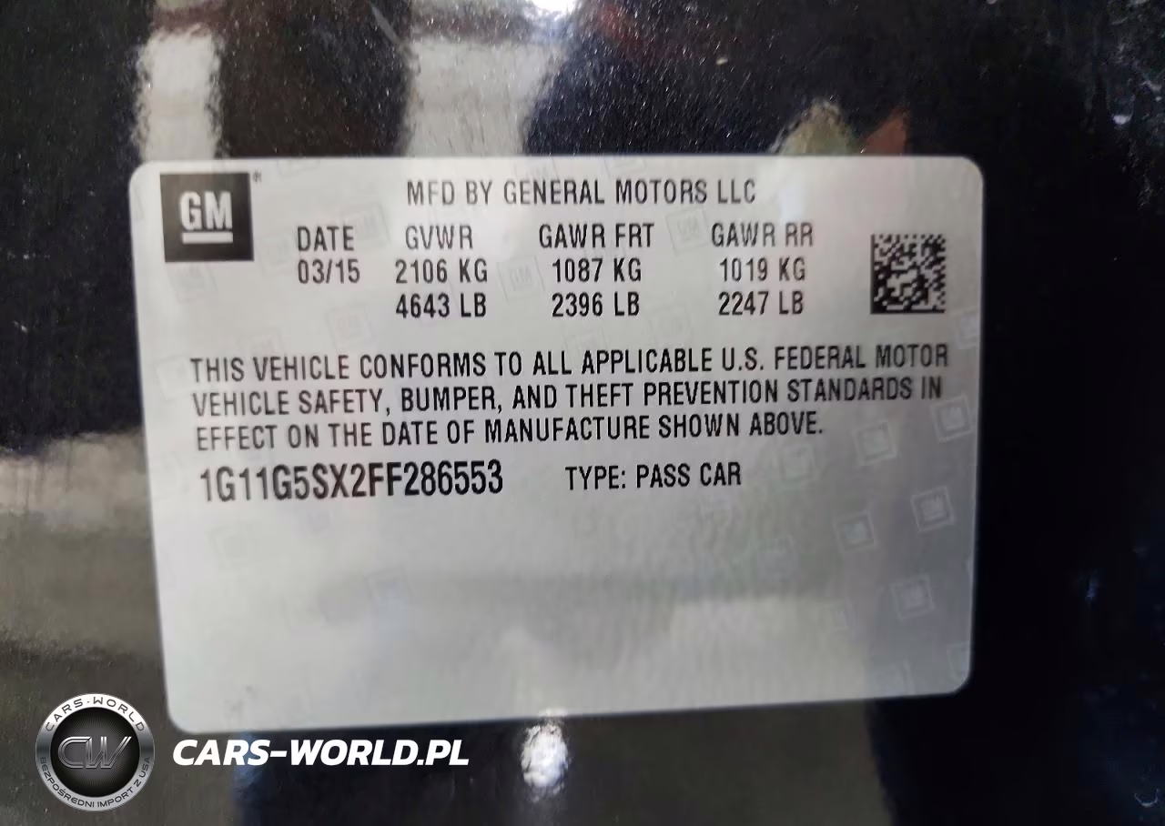 2015 Chevrolet Malibu Ltz VIN:1G11G5SX2FF286553 - 12