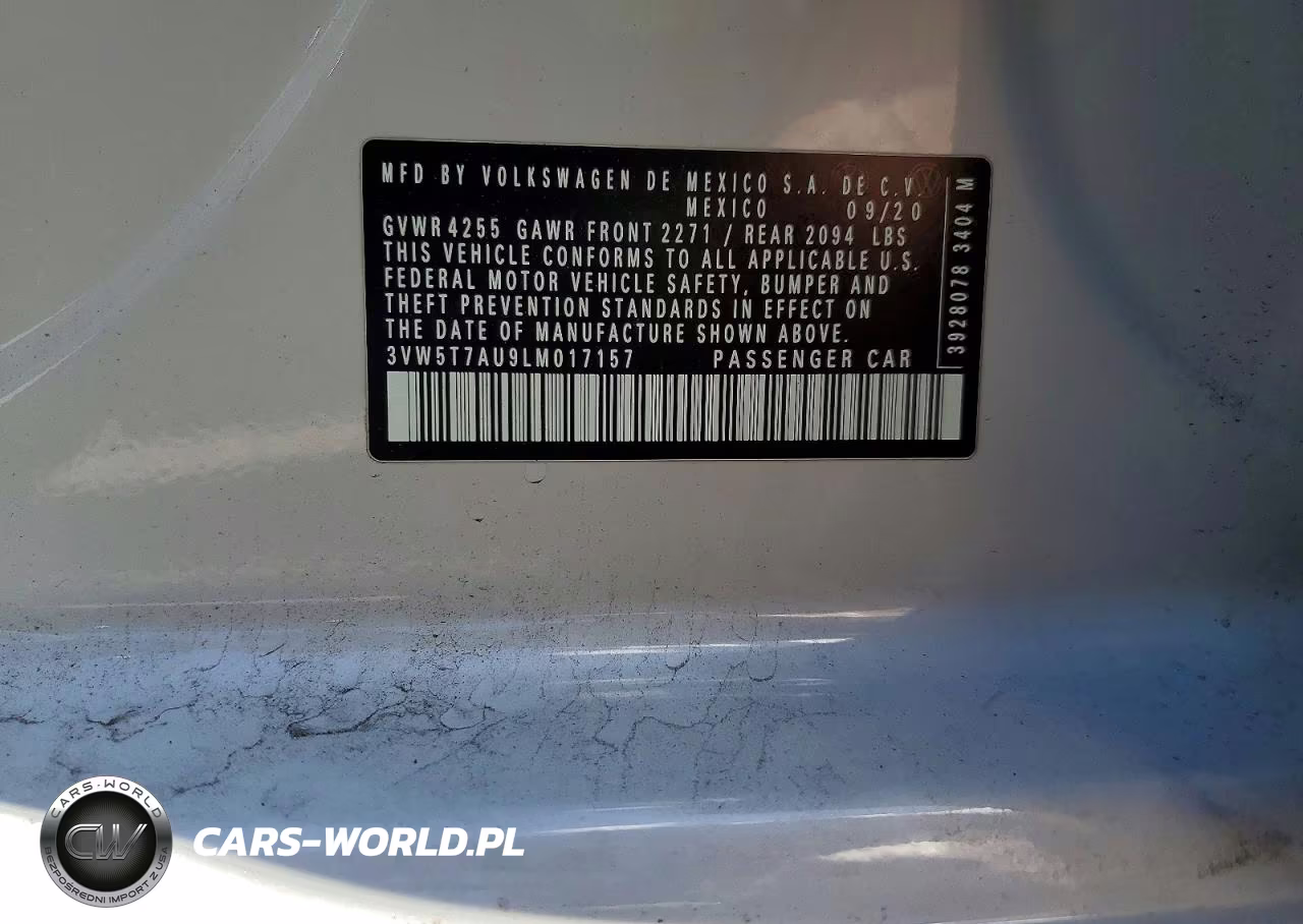 2020 Volkswagen Gti S VIN:3VW5T7AU9LM017157 - 13